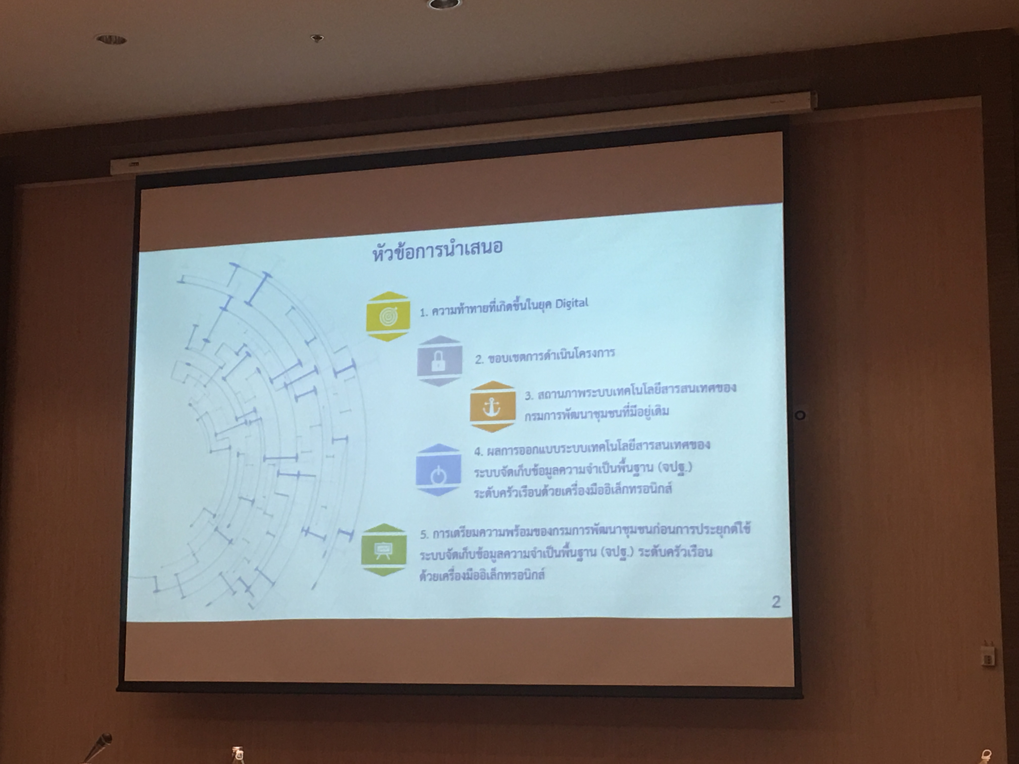 การประชุมนำเสนอรายงานฉบับสมบูรณ์โครงการเตรียมความพร้อมงานบริการด้านเทคโนโลยีสารสนเทศชุมชนก้าวสู่ไทยแลนด์ 4.0 ฉบับสมบูรณ์ (Final Report)