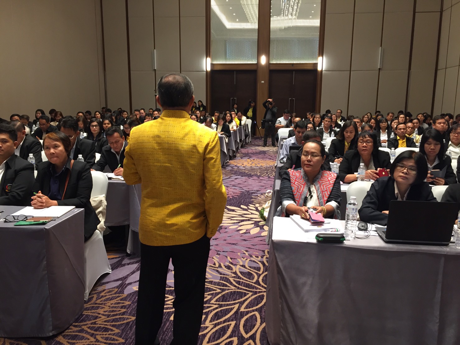 พิธีเปิดการประชุมเชิงปฏิบัติการเพิ่มประสิทธิภาพด้านสารสนเทศเพื่อการพัฒนาชุมชน ประจำปี ๒๕๖๒