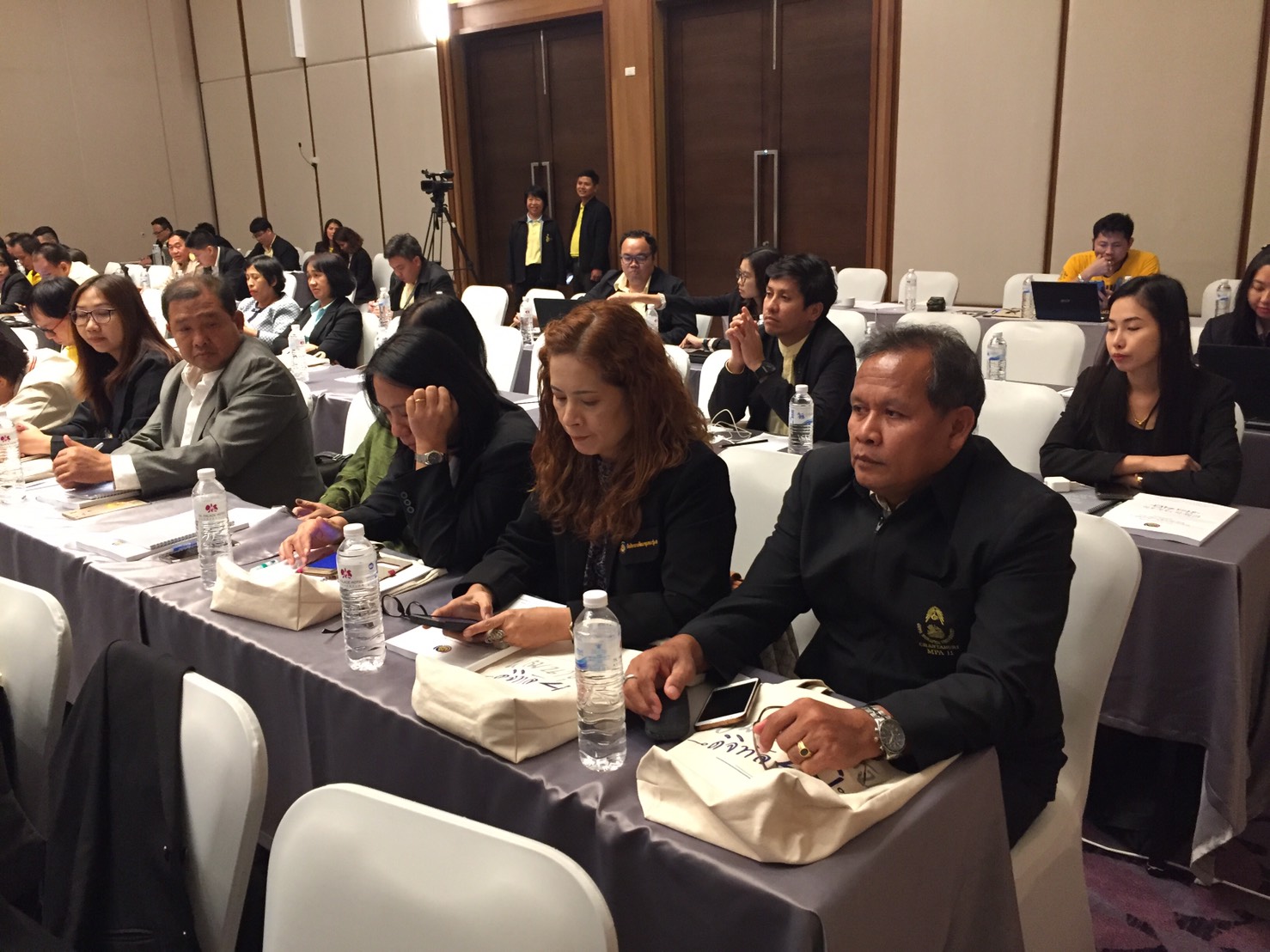 พิธีเปิดการประชุมเชิงปฏิบัติการเพิ่มประสิทธิภาพด้านสารสนเทศเพื่อการพัฒนาชุมชน ประจำปี ๒๕๖๒