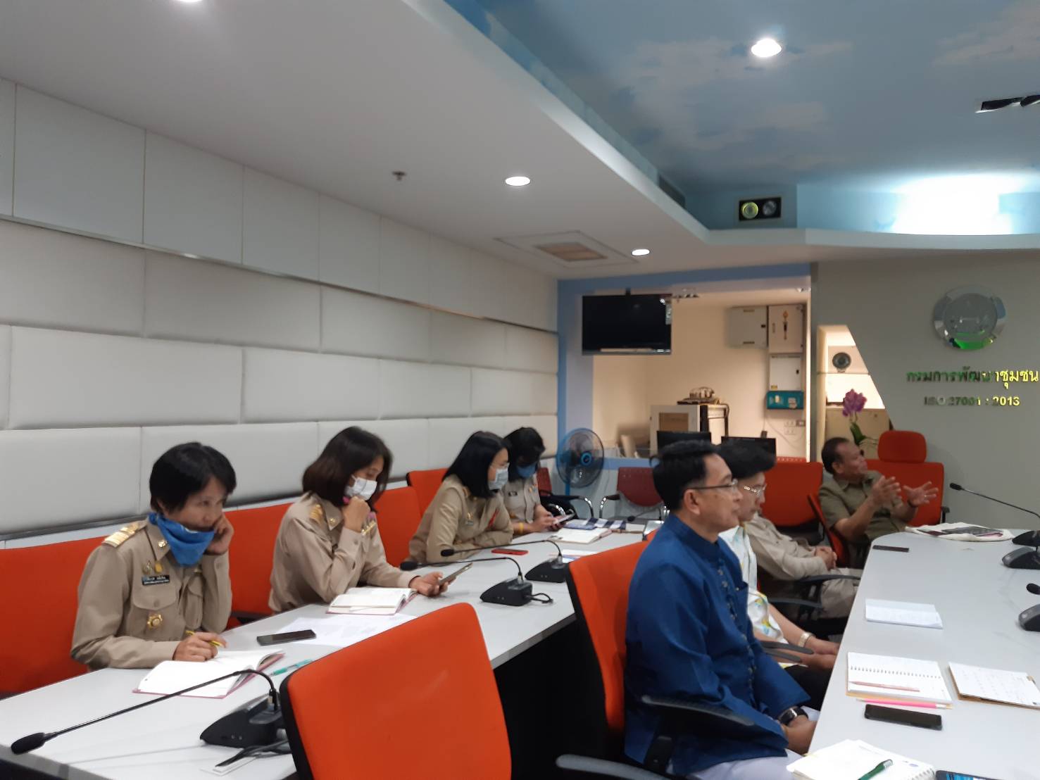 นายนิวัติ น้อยผาง รองอธิบดีกรมการพัฒนาชุมชน ประชุมหารือเตรียมการจัดงานครบรอบกรมการพัฒนาชุมชน 60 ปี