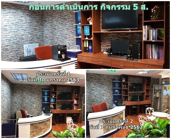 การดำเนินงานกิจกรรม 5 ส.