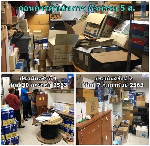 การดำเนินงานกิจกรรม 5 ส.