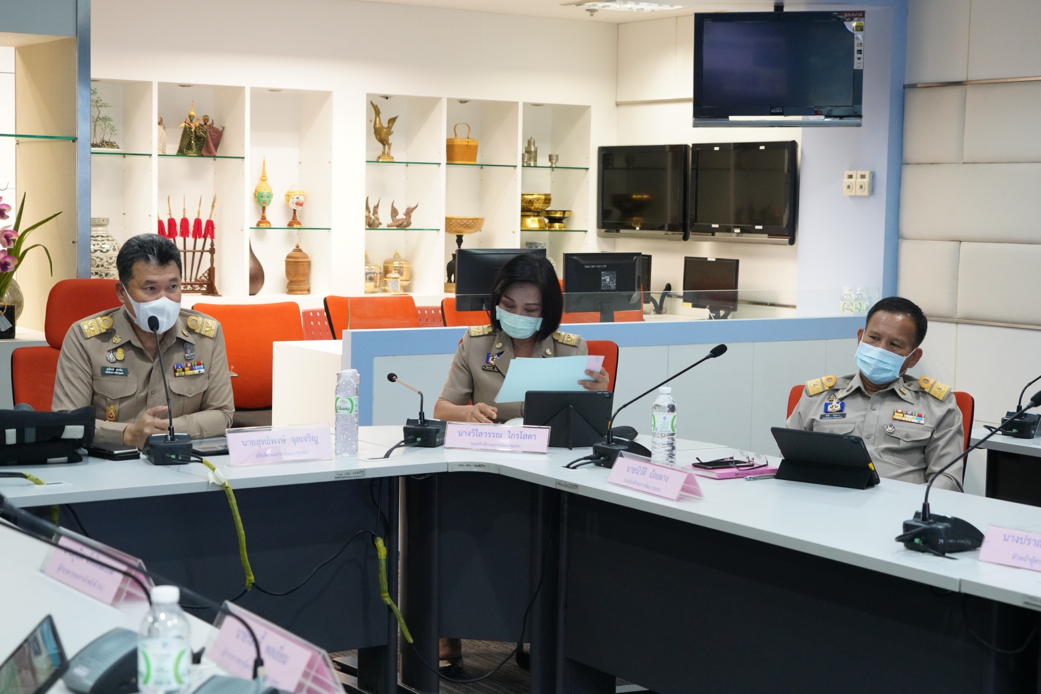 การประชุมกรมการพัฒนาชุมชน ครั้งที่ 3/2563 ผ่านระบบประชุมทางไกลออนไลน์ (Video Conference)