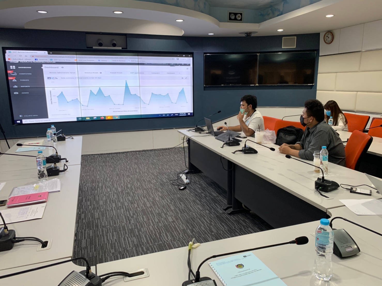 การฝึกอบรมและถ่ายทอดความรู้ระบบรักษาความปลอดภัยคอมพิวเตอร์แม่ข่ายและคอมพิวเตอร์ลูกข่าย (Antivirus)