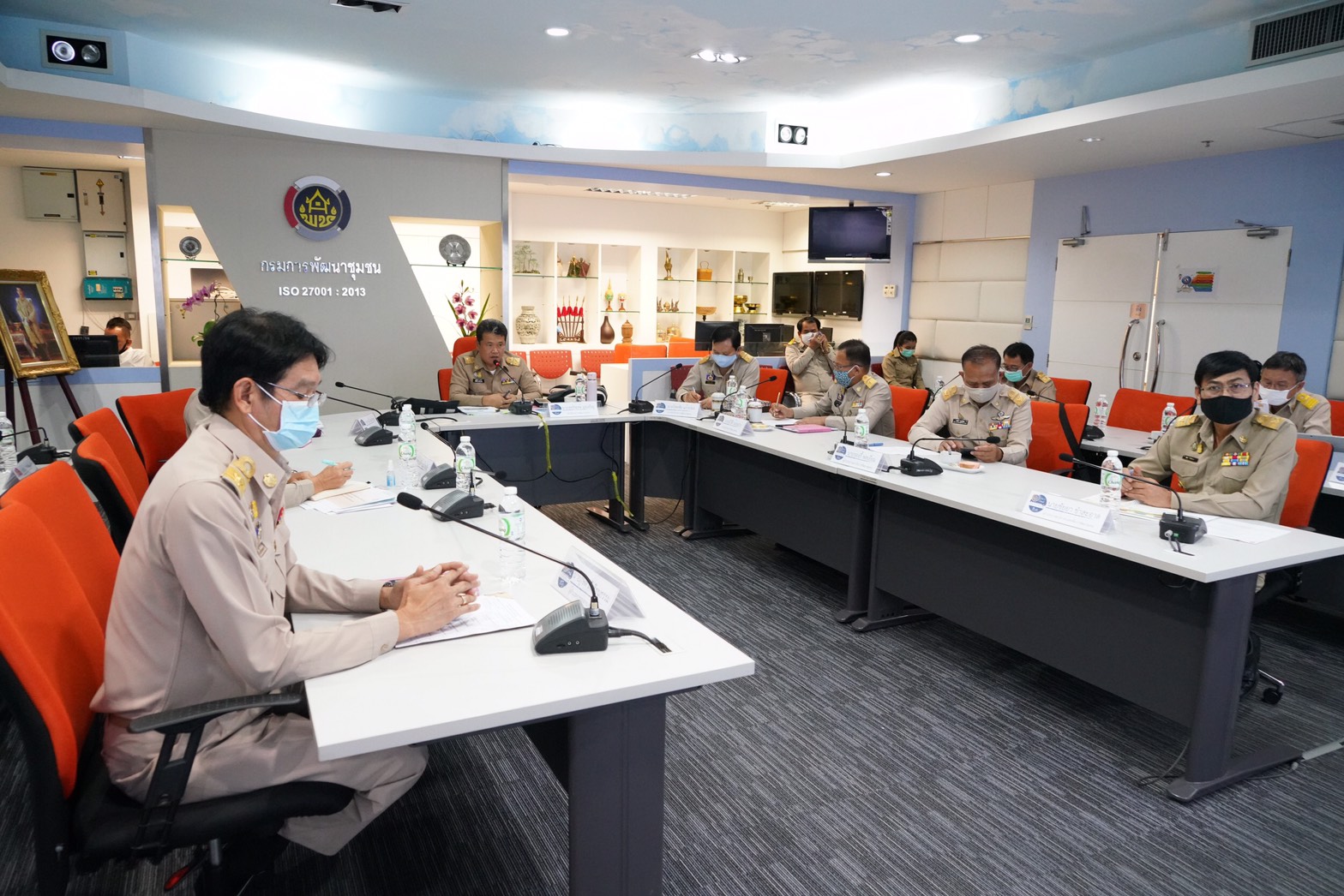 การประชุมกรมการพัฒนาชุมชน ครั้งที่ 5/2563 ผ่านระบบ VDO conference