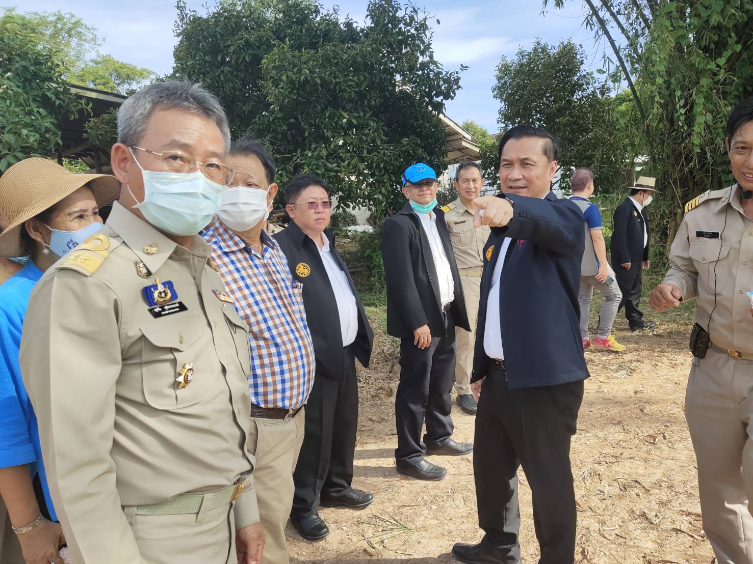 มท.3 ลงพื้นที่ตรวจเยี่ยมโคก หนอง นา จังหวัดระยอง