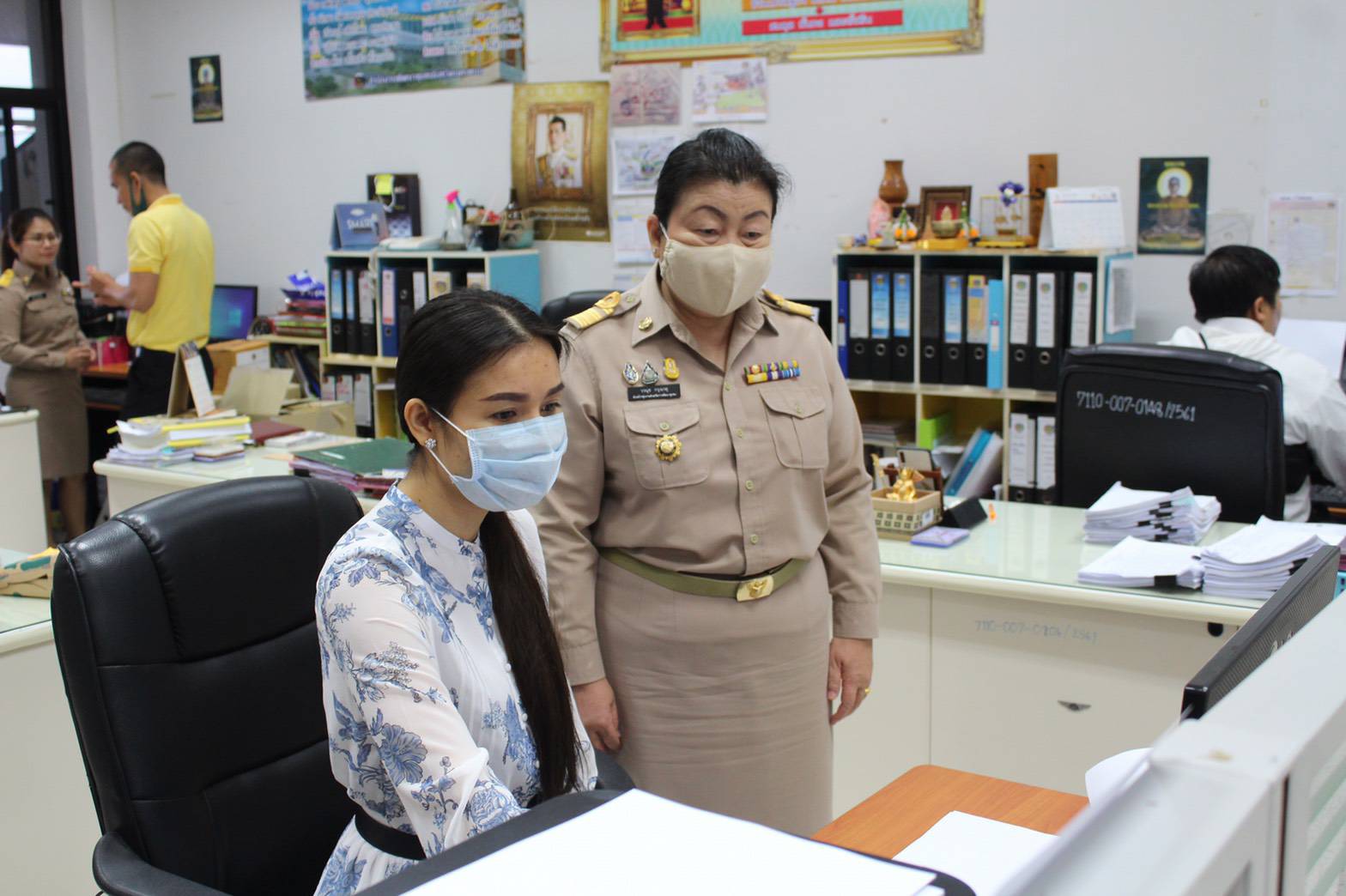 ศูนย์สารสนเทศฯ ติดตามผลการดำเนินงานสื่อสัญญาณอินเทอร์เน็ตความเร็วสูง การตรวจสอบสิทธิ์การใช้บริการอินเทอร์เน็ต ฯ ในพื้นที่จังหวัดนครพนม