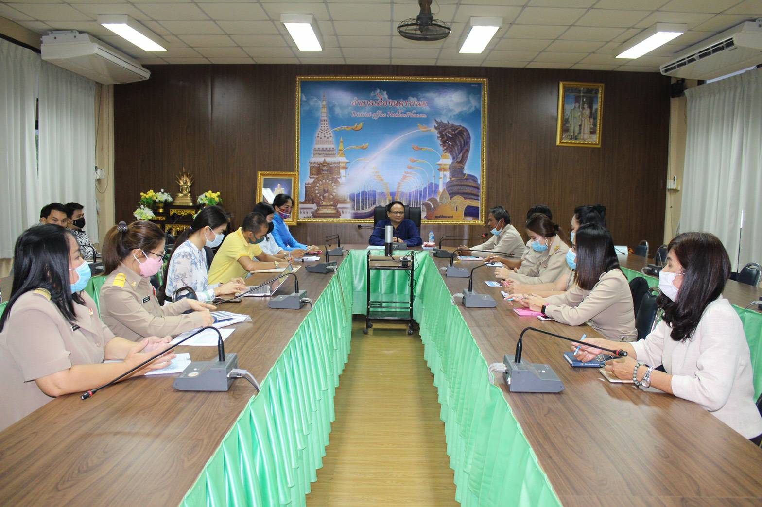 ศูนย์สารสนเทศฯ ติดตามผลการดำเนินงานสื่อสัญญาณอินเทอร์เน็ตความเร็วสูง การตรวจสอบสิทธิ์การใช้บริการอินเทอร์เน็ต ฯ ในพื้นที่จังหวัดนครพนม