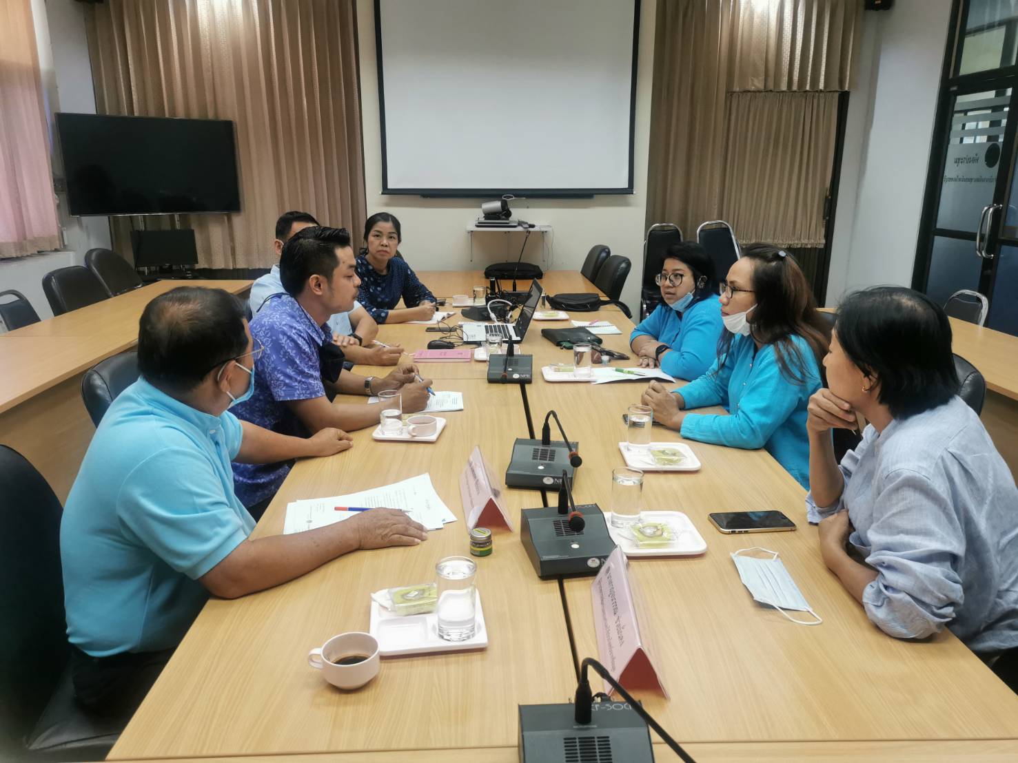 ศูนย์สารสนเทศฯ ชี้แจง​แนวทางในการทดสอบโปรแกรม​ survey123​ ตามโครงการระบบสารสนเทศ​เพื่อ​การตัดสินใจ​