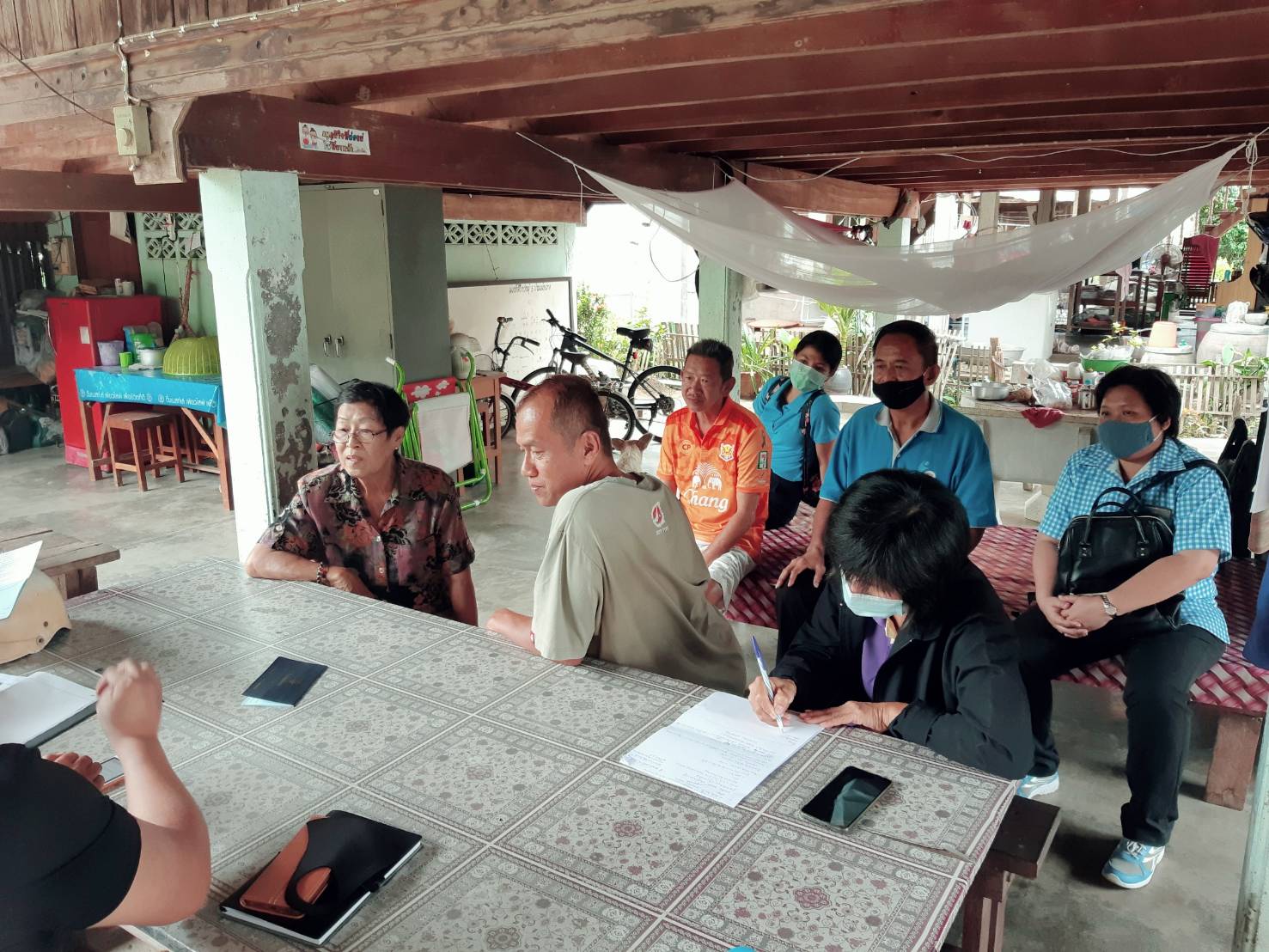 ศูนย์สารสนเทศฯ ติดตามการจัดเก็บข้อมูล จปฐ. ด้วยเครื่องมืออิเล็กทรอนิกส์ ณ อ.แม่ระมาด จ.ตาก