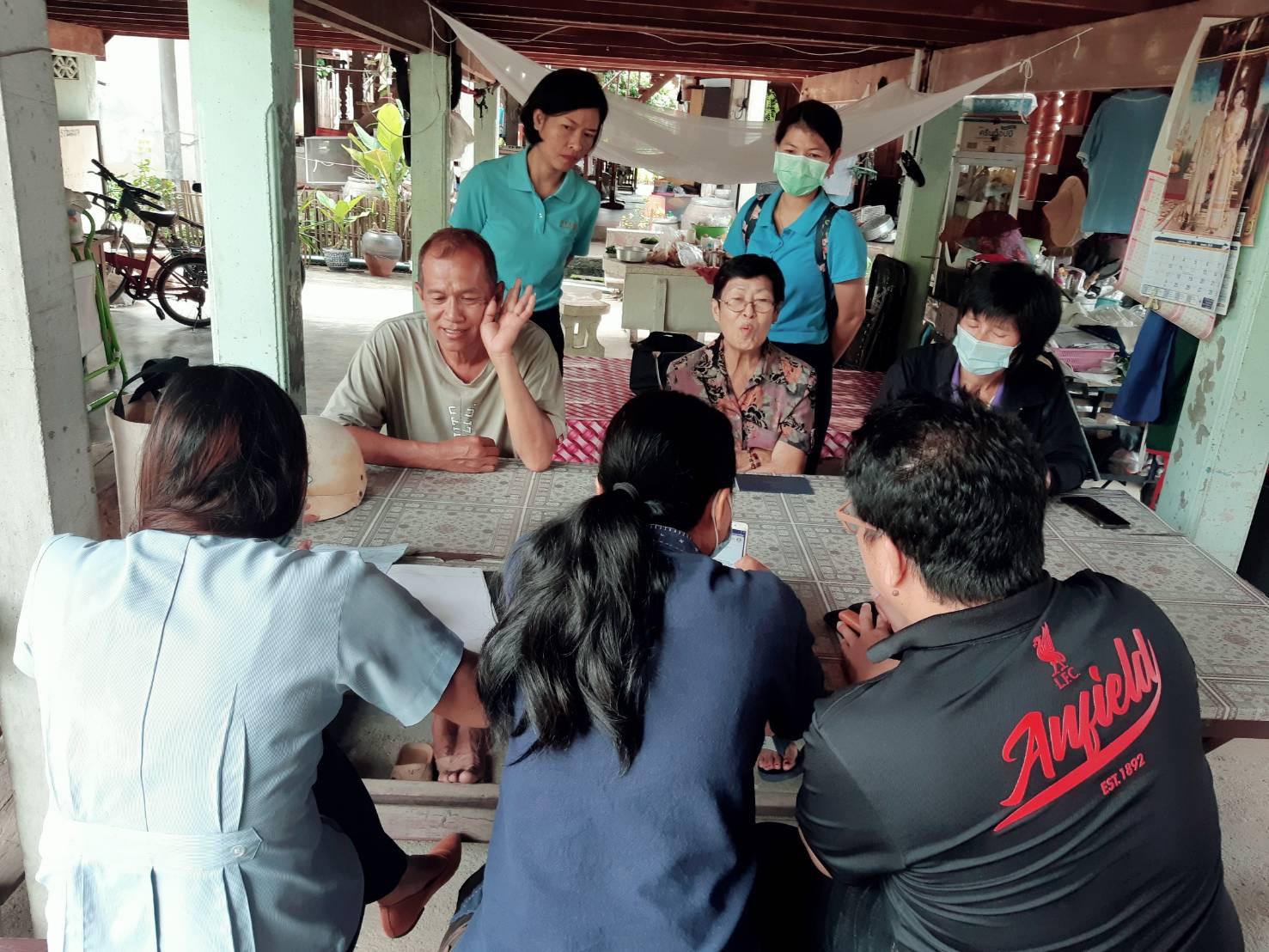 ศูนย์สารสนเทศฯ ติดตามการจัดเก็บข้อมูล จปฐ. ด้วยเครื่องมืออิเล็กทรอนิกส์ ณ อ.แม่ระมาด จ.ตาก