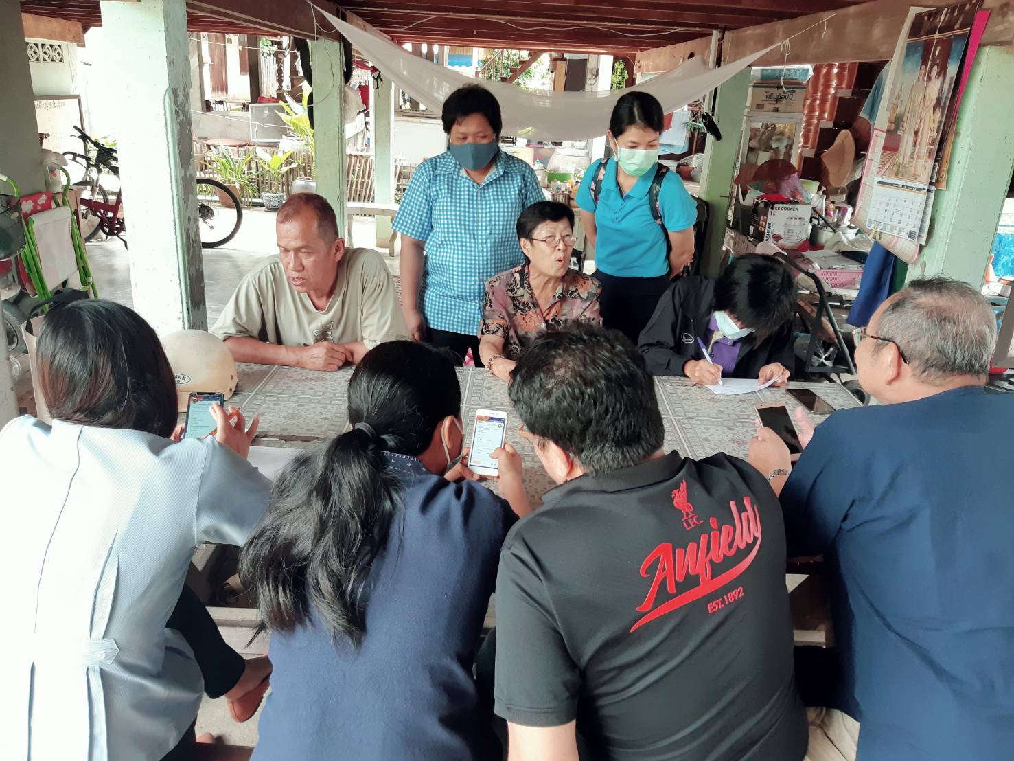 ศูนย์สารสนเทศฯ ติดตามการจัดเก็บข้อมูล จปฐ. ด้วยเครื่องมืออิเล็กทรอนิกส์ ณ อ.แม่ระมาด จ.ตาก