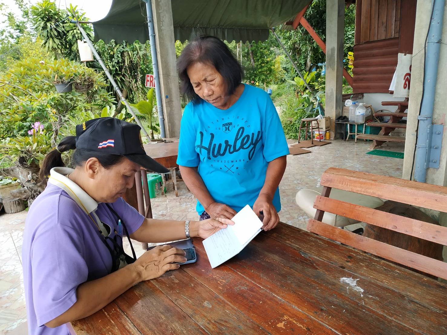 ผู้อำนวยการศูนย์สารสนเทศฯ ลงพื้นที่ติดตามการจัดเก็บข้อมูล จปฐ. ระดับครัวเรือน ในพื้นที่ อ.ศรีสวัสดิ์ จ.กาญจนบุรี