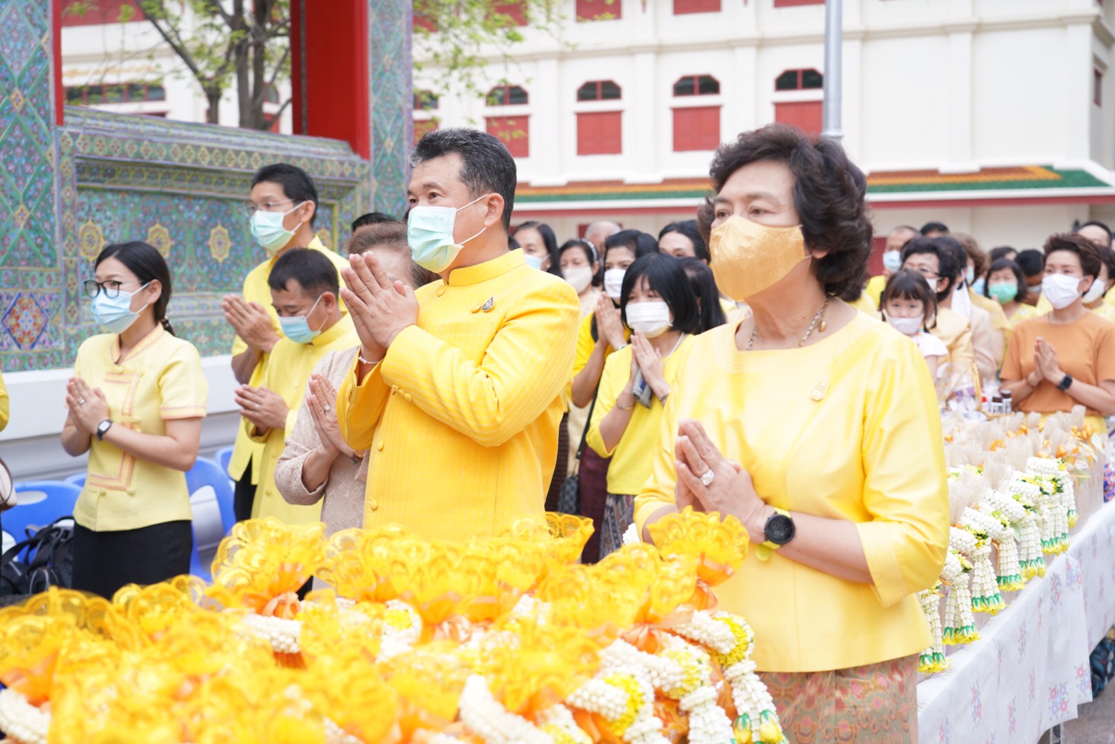 สมเด็จพระสังฆราชฯ นำประชาชนบำเพ็ญกุศลเพื่อน้อมรำลึกในพระมหากรุณาธิคุณ ในหลวงรัชกาลที่ 9