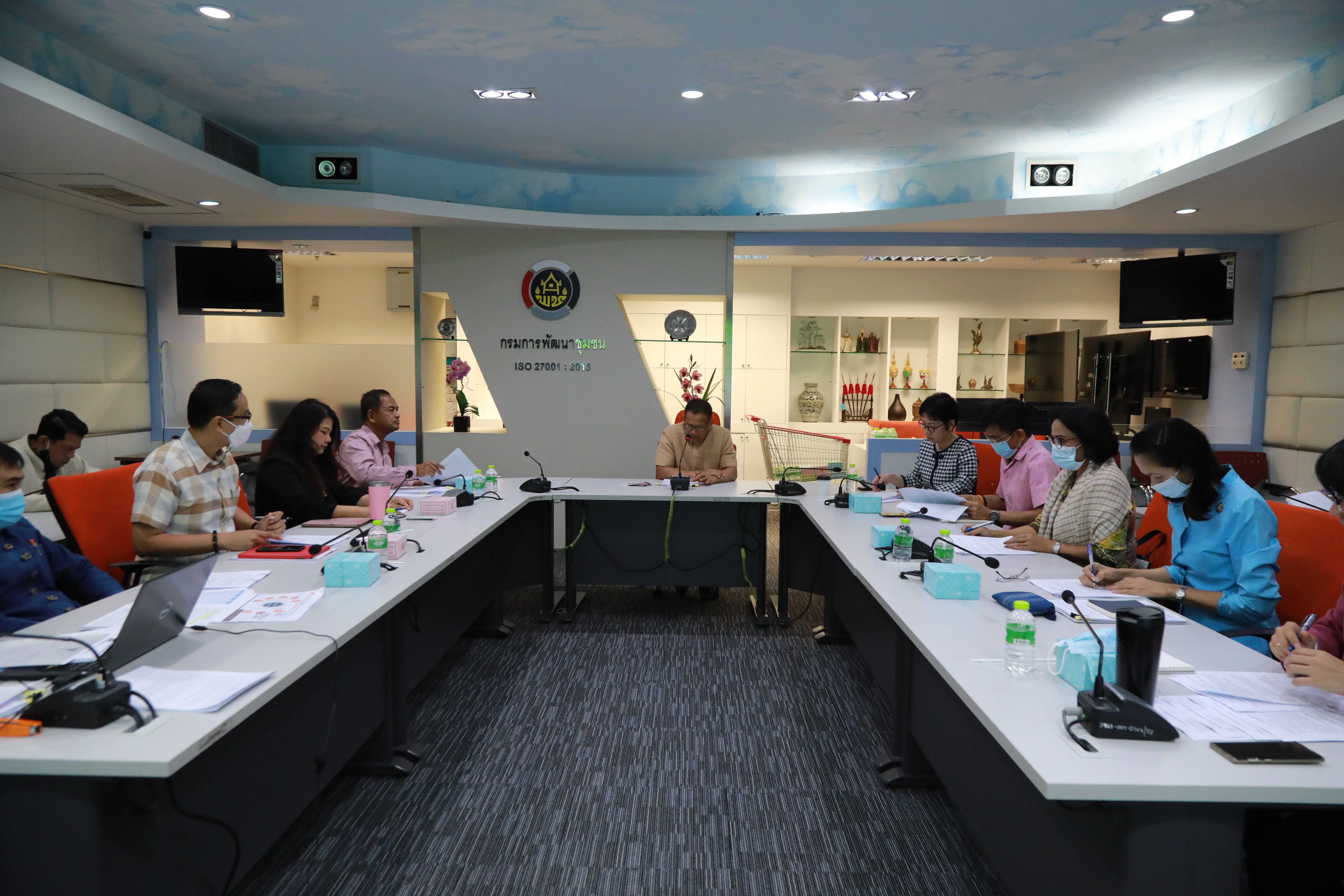 การประชุมคณะกรรมการบริหารและจัดหาระบบคอมพิวเตอร์ กรมการพัฒนาชุมชน