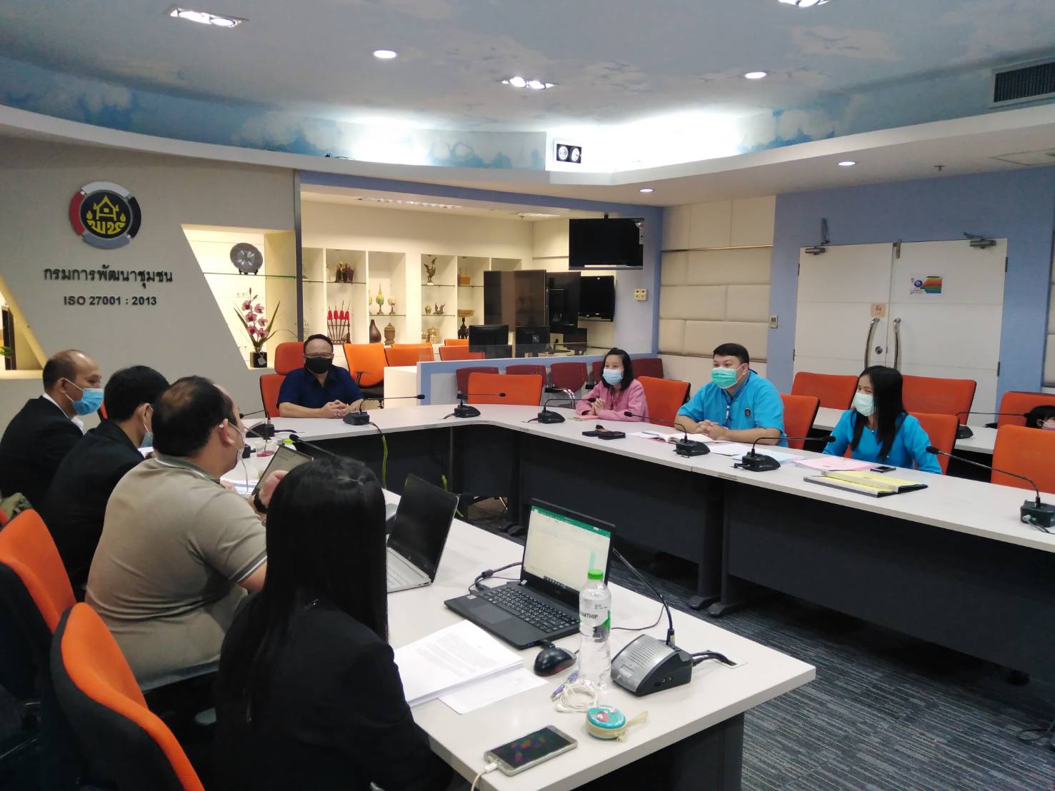 ศูนย์สารสนเทศฯ จัดประชุมโครงการตรวจประเมินคุณภาพการบริหารจัดการความมั่นคงปลอดภัยสารสนเทศ ตามแนวทางมาตรฐานสากล ปีงบประมาณ พ.ศ. 2564 กิจกรรมตรวจประเมินจากหน่วยงานภายนอก (surveillance Audit)