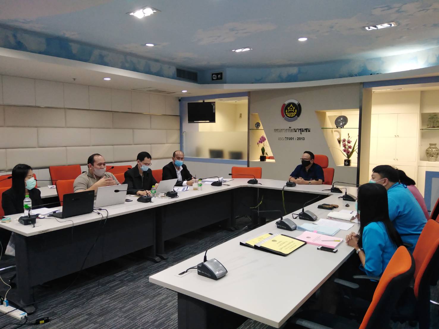 ศูนย์สารสนเทศฯ จัดประชุมโครงการตรวจประเมินคุณภาพการบริหารจัดการความมั่นคงปลอดภัยสารสนเทศ ตามแนวทางมาตรฐานสากล ปีงบประมาณ พ.ศ. 2564 กิจกรรมตรวจประเมินจากหน่วยงานภายนอก (surveillance Audit)