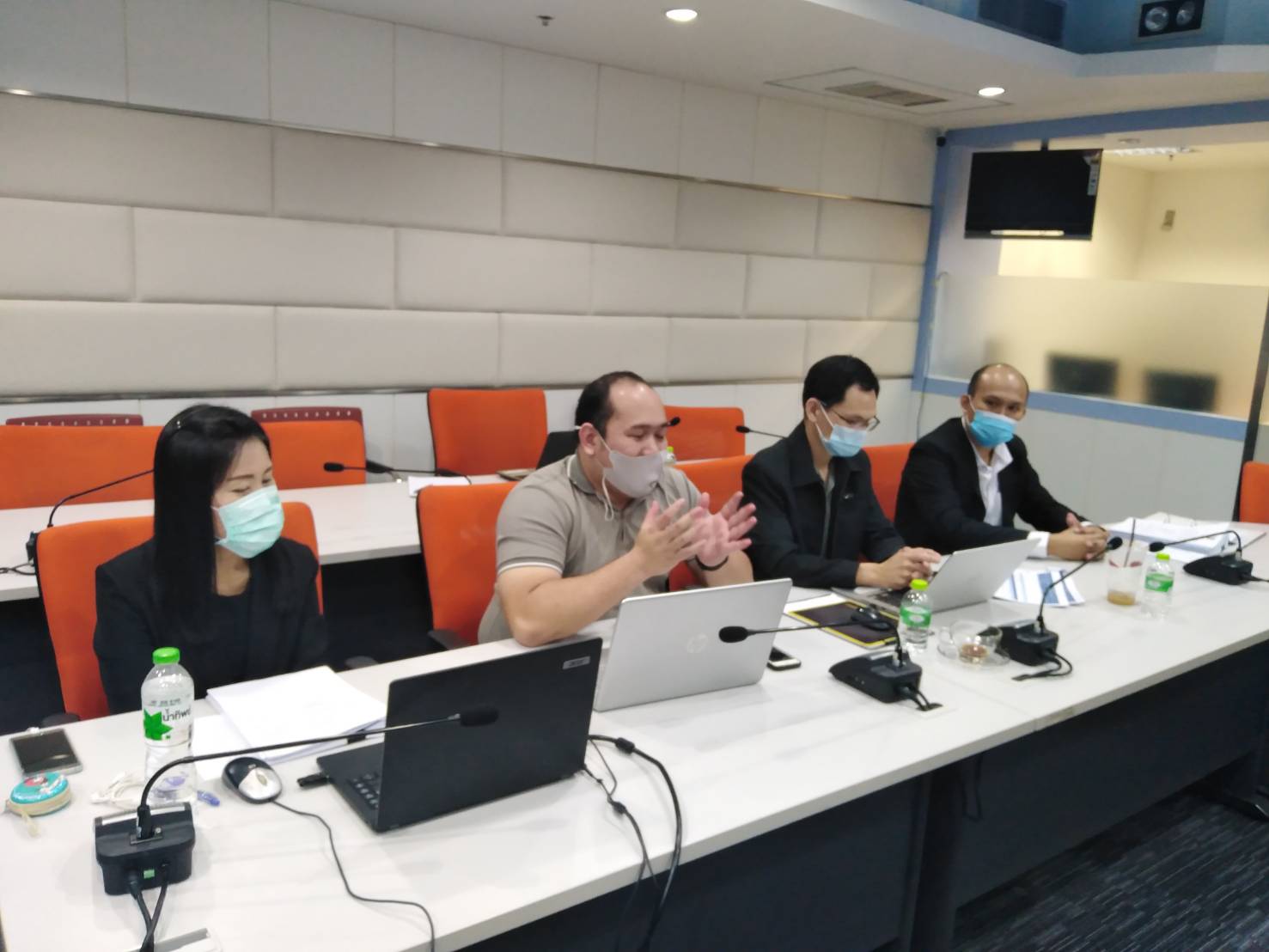 ศูนย์สารสนเทศฯ จัดประชุมโครงการตรวจประเมินคุณภาพการบริหารจัดการความมั่นคงปลอดภัยสารสนเทศ ตามแนวทางมาตรฐานสากล ปีงบประมาณ พ.ศ. 2564 กิจกรรมตรวจประเมินจากหน่วยงานภายนอก (surveillance Audit)