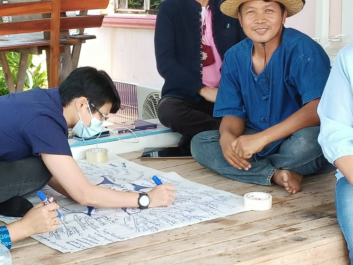 ทีมศูนย์สารสนเทศเพื่อการพัฒนาชุมชน ลงพื้นที่สนับสนุน และให้กำลังใจในการพัฒนากลุ่มอาชีพหมู่บ้านคนรักษ์ช้าง เรียนรู้แล้วปรับสมดุลวิถีชีวิตให้คนและช้างอยู่ร่วมกันอย่างเหมาะสม