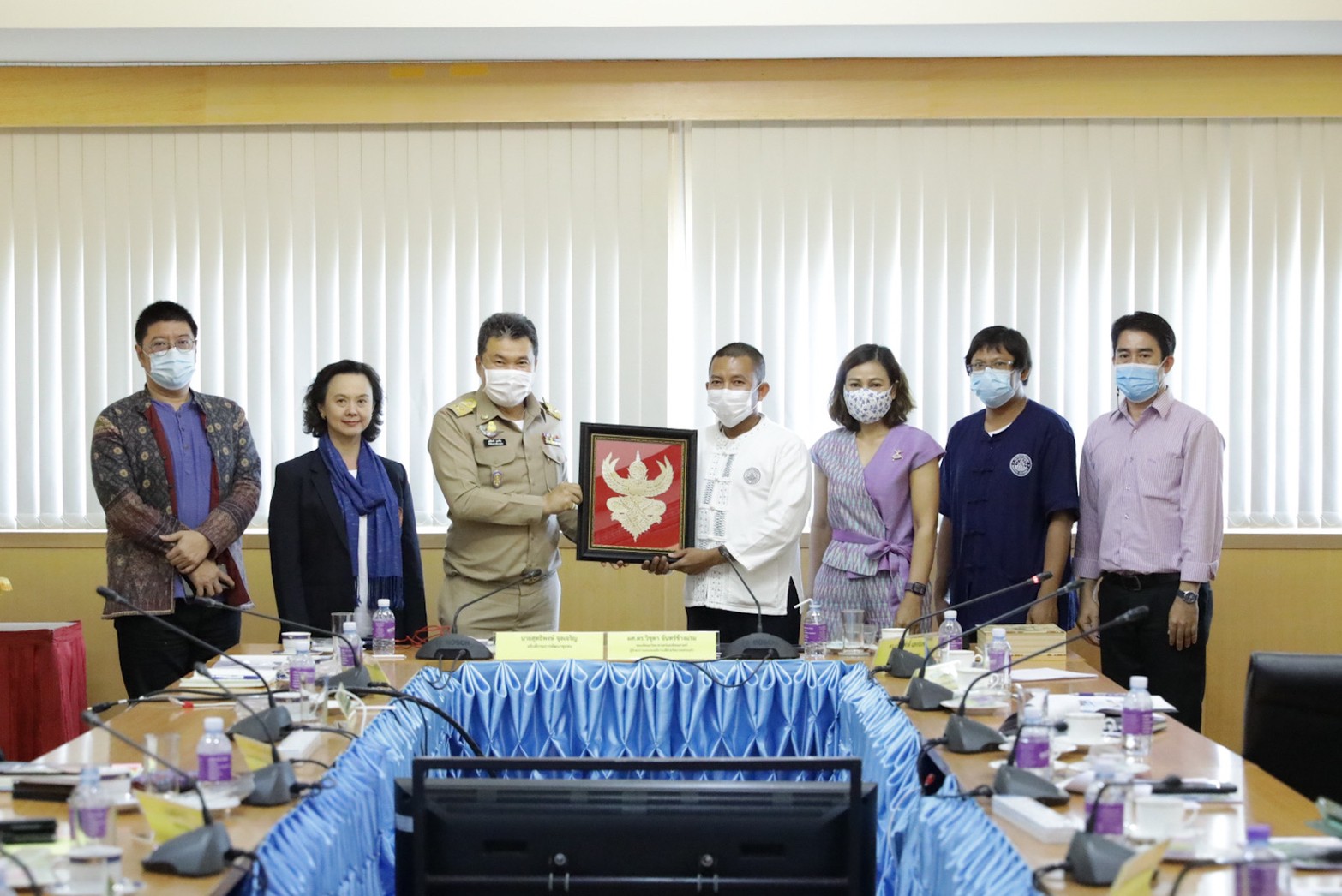 อธิบดี พช. นำผู้บริหารร่วมหารือ ม.บูรพา สระแก้ว ชูแนวคิดพัฒนาพื้นที่มหาวิทยาลัย ต้นแบบทฤษฎีใหม่ประยุกต์สู่ “โคก หนอง นา โมเดล”