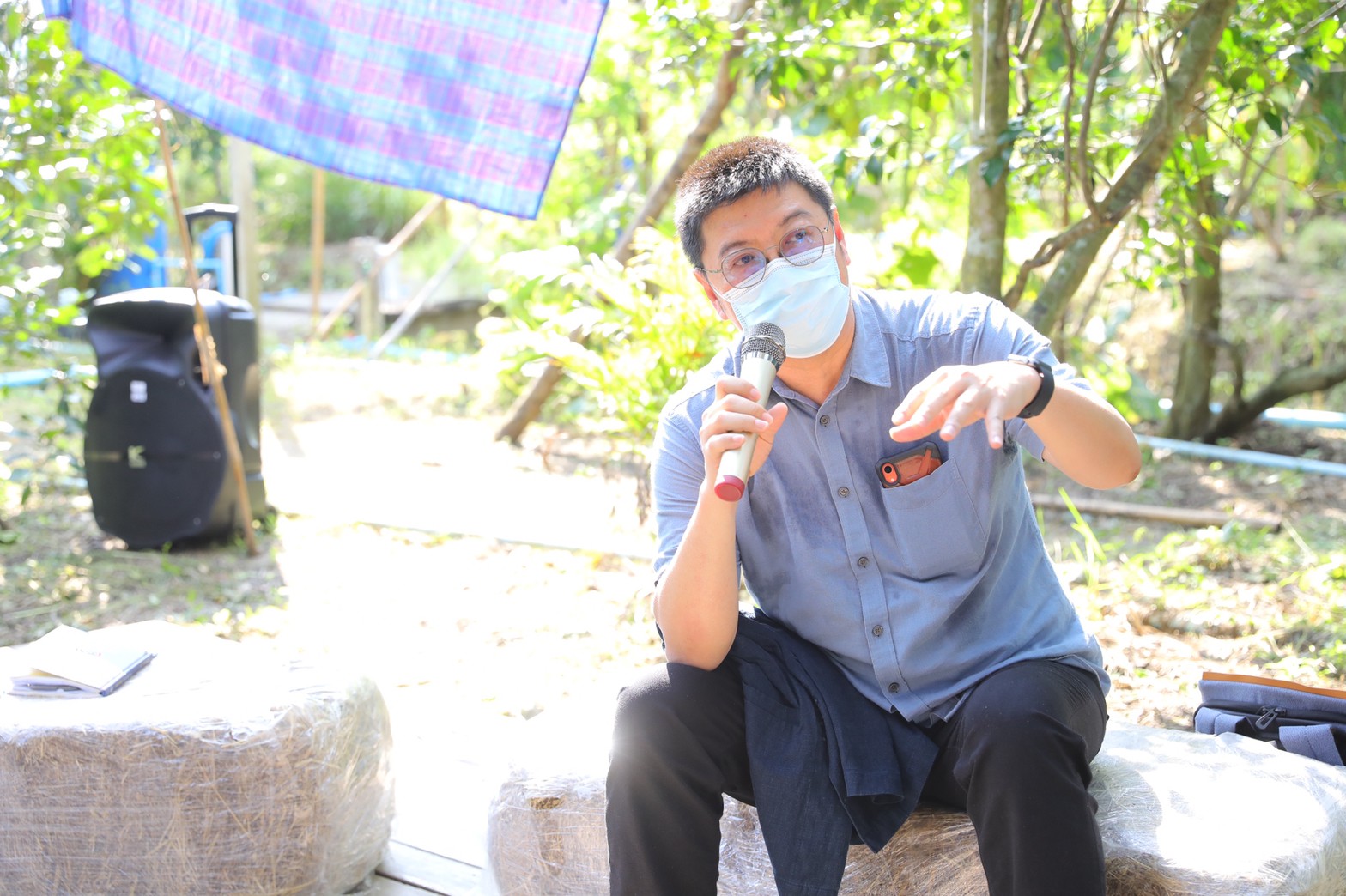 อธิบดี พช. นำทีม เยือนถิ่นแม่กลอง ลุยพื้นที่ต้นแบบการพัฒนาคุณภาพชีวิตตามหลักทฤษฎีใหม่ ประยุกต์สู่ “โคก หนอง นา พช.”