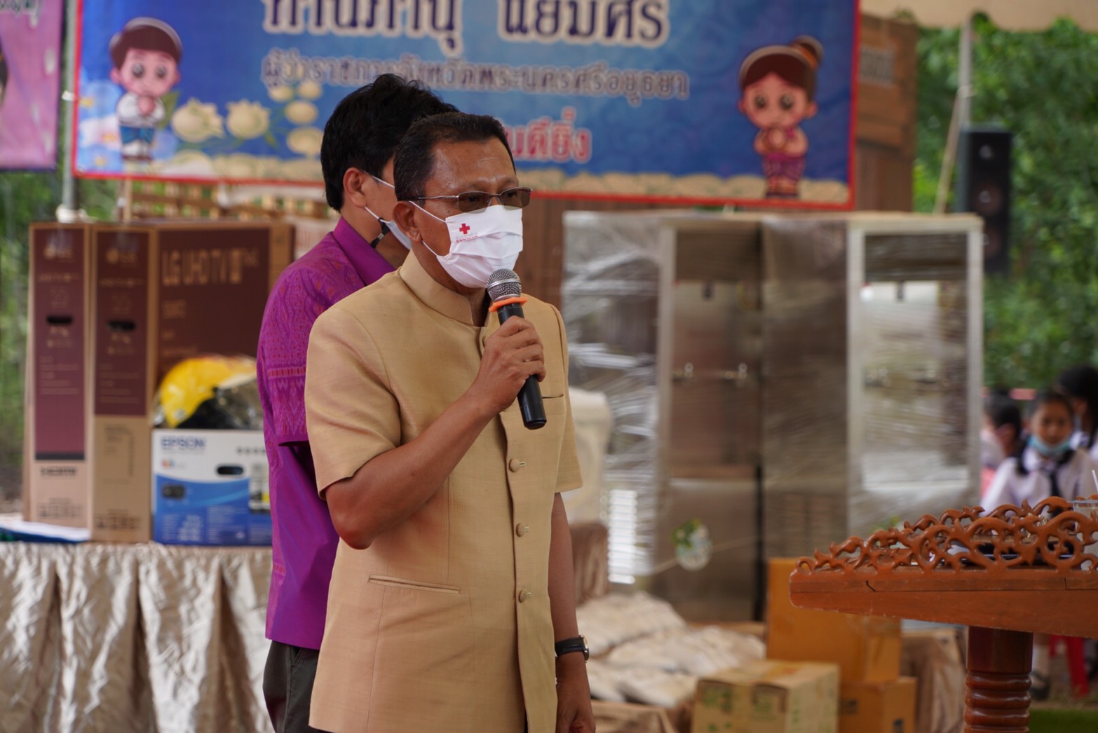 อธิบดี พช. เป็นประธานเปิดอาคารเรียนโรงเรียนองค์การบริหารส่วนตำบลรางจรเข้ อำเภอเสนา จังหวัดพระนครศรีอยุธยา