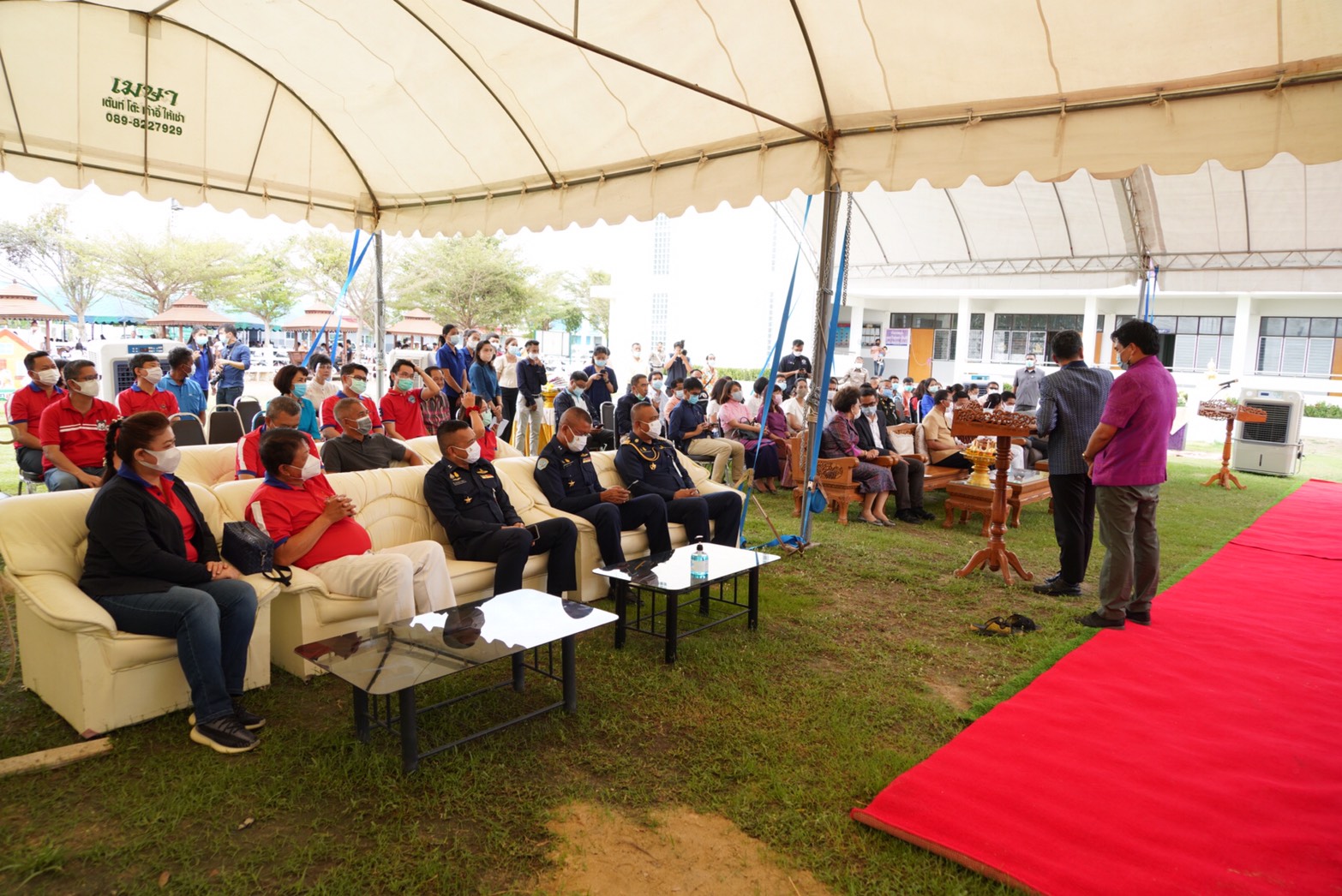 อธิบดี พช. เป็นประธานเปิดอาคารเรียนโรงเรียนองค์การบริหารส่วนตำบลรางจรเข้ อำเภอเสนา จังหวัดพระนครศรีอยุธยา