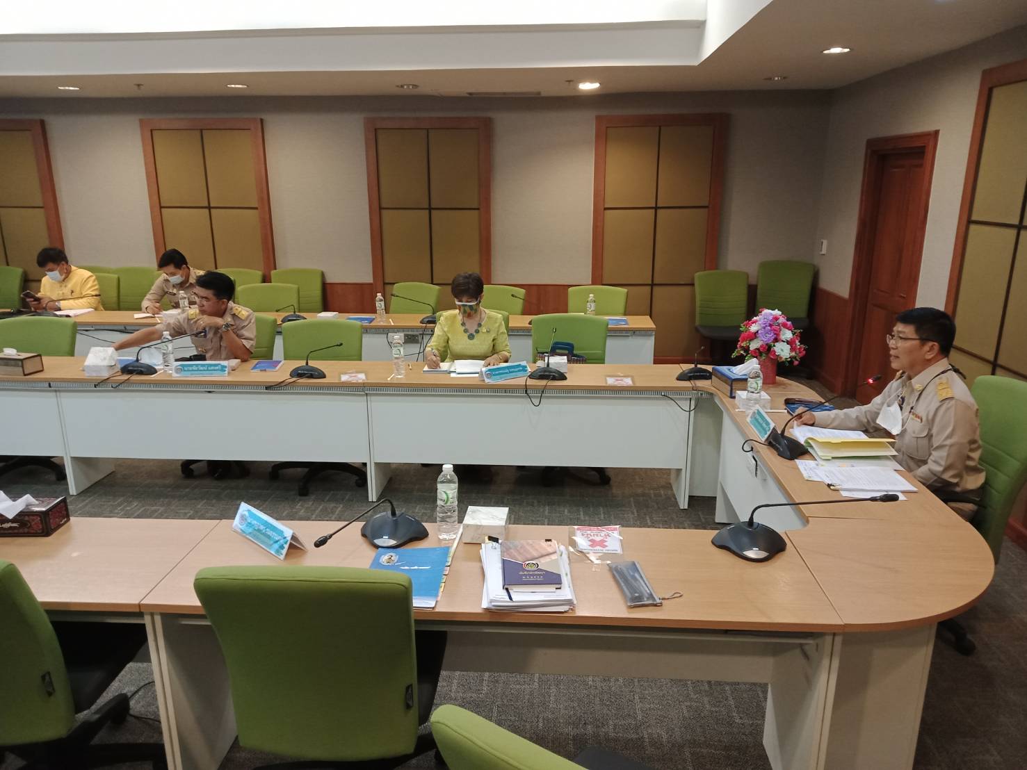 ศูนย์สารสนเทศฯ ชี้แจงการดำเนินงานจัดทำสารสนเทศต้นแบบเพื่อพัฒนาคุณภาพชีวิต ประจำปี 2564