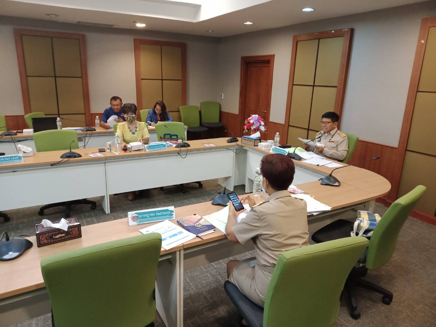 ศูนย์สารสนเทศฯ ชี้แจงการดำเนินงานจัดทำสารสนเทศต้นแบบเพื่อพัฒนาคุณภาพชีวิต ประจำปี 2564