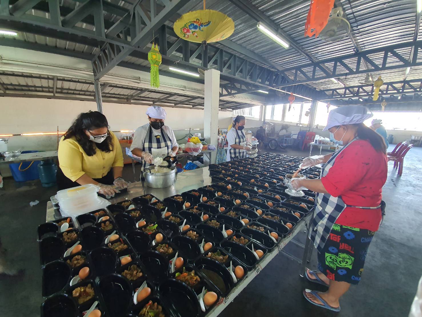 ศูนย์สารสนเทศฯ ร่วมโครงการ “โรงครัวปันน้ำใจ ต้านภัยโควิด -19”