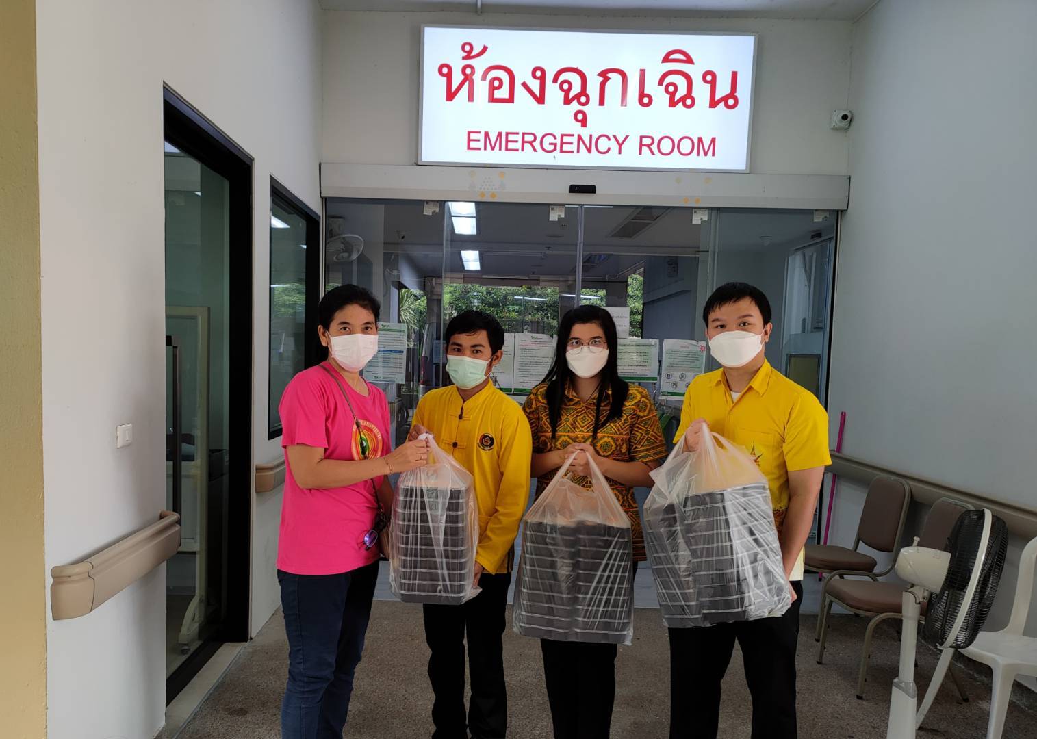 ศูนย์สารสนเทศฯ ร่วมกิจกรรม “โรงครัวปันน้ำใจ ต้านภัยโรคโควิด – 19”