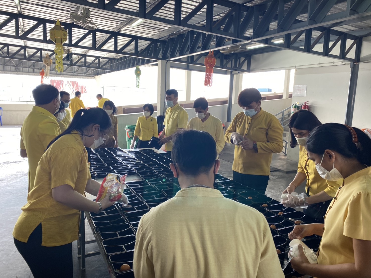 ศูนย์สารสนเทศฯ ร่วมเปิดโครงการ “โรงครัวปันน้ำใจ ต้านภัยโควิด-19”