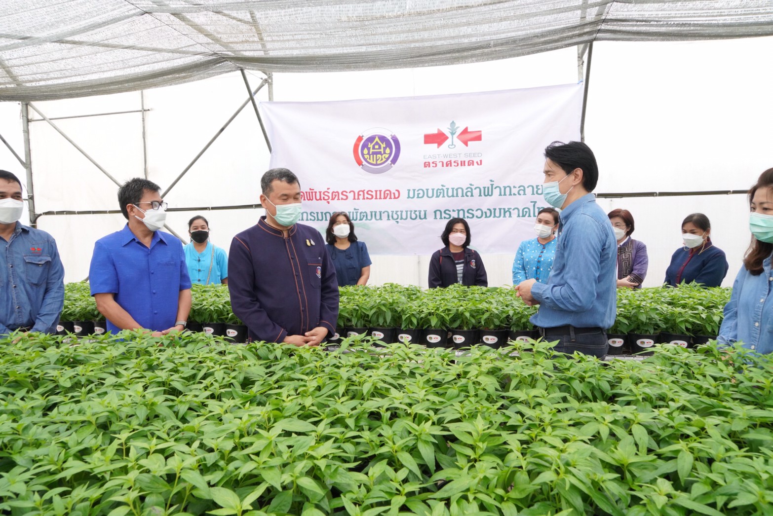 พช. จับมือ อีสท์ เวสท์ ซีด รับมอบ “ฟ้าทะลายโจร” สู้โรค ป้องกันโควิด-19 ควบคู่การรักษาแพทย์แผนปัจจุบัน