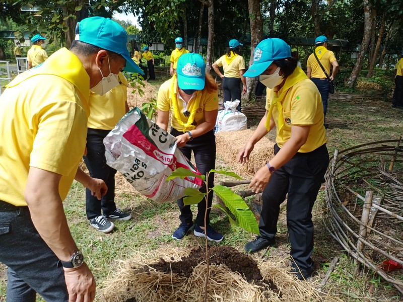 ศูนย์สารสนเทศฯ ร่วมโครงการรวมพลังจิตอาสาปลูกป่า พ.ศ. ๒๕๖๔ เนื่องในโอกาสวันรักต้นไม้ประจำปีของชาติ