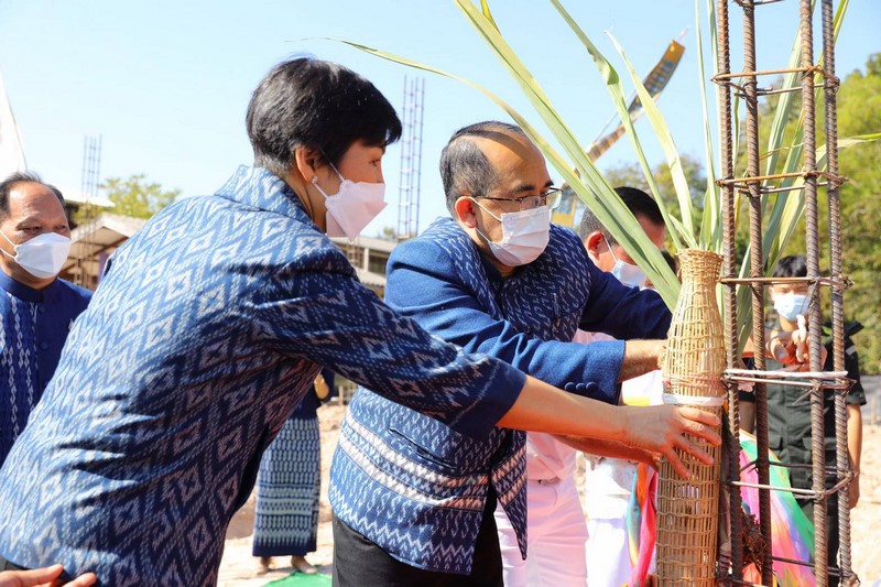 อธิบดี พช. เป็นประธานพิธียกเสาเอก ศูนย์เรียนรู้ผ้าย้อมครามบ้านดอนกอย “วิชชาลัยดอนกอย วิถีแห่งการพัฒนาที่ยั่งยืน” สืบสานภูมิปัญญาผ้าทอพื้นเมืองสู่สากล