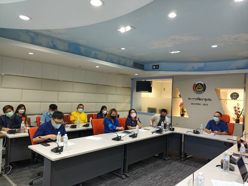 ศูนย์สารสนเทศฯ ประชุมขับเคลื่อนงานพัฒนาชุมชน ครั้งที่ 1/2565