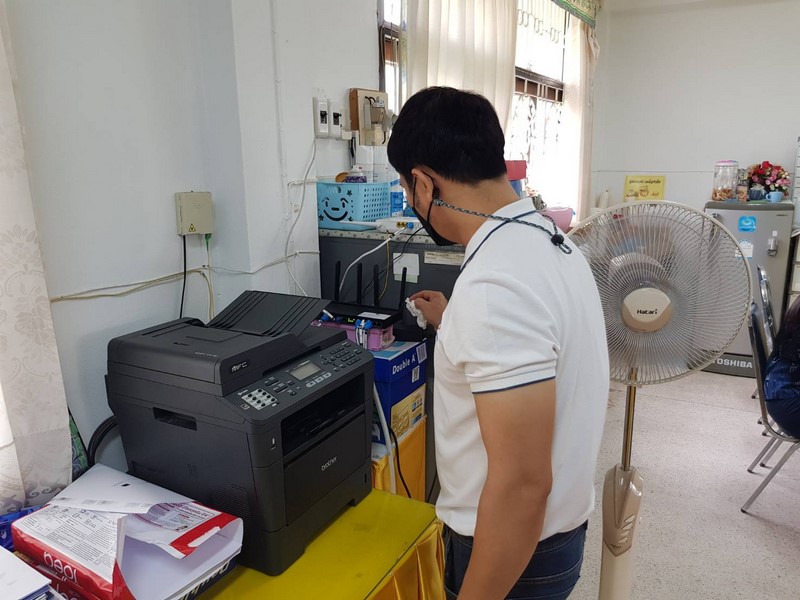 ศูนย์สารสนเทศฯ ติดตามการดำเนินงานโครงการที่เกี่ยวข้องกับระบบเครือข่ายและความมั่นคงปลอดภัยด้านเทคโนโลยีสารสนเทศ ปีงบประมาณ พ.ศ.2565 สำหรับสำนักงานพัฒนาชุมชนจังหวัดและอำเภอในพื้นที่จังหวัดจันทบุรี