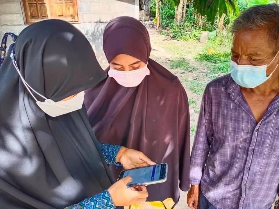 การเสริมสร้างความรู้ความเข้าใจการจัดเก็บข้อมูล จปฐ. ด้วยเครื่องมืออิเล็กทรอนิกส์แก่อาสาสมัครจัดเก็บข้อมูล