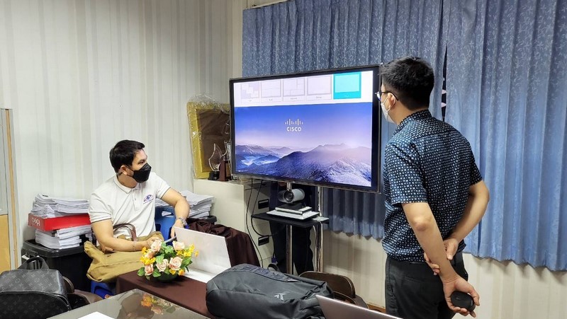 ศูนย์สารสนเทศฯ ติดตามการดำเนินงานโครงการที่เกี่ยวข้องกับระบบเครือข่ายและความมั่นคงปลอดภัยด้านเทคโนโลยีสารสนเทศ ปีงบประมาณ พ.ศ.2565 สำหรับสำนักงานพัฒนาชุมชนจังหวัดและอำเภอในพื้นที่จังหวัดจันทบุรี