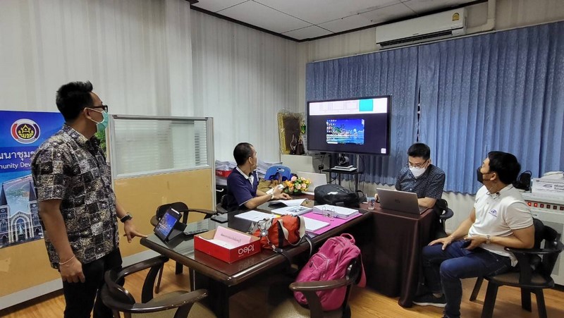 ศูนย์สารสนเทศฯ ติดตามการดำเนินงานโครงการที่เกี่ยวข้องกับระบบเครือข่ายและความมั่นคงปลอดภัยด้านเทคโนโลยีสารสนเทศ ปีงบประมาณ พ.ศ.2565 สำหรับสำนักงานพัฒนาชุมชนจังหวัดและอำเภอในพื้นที่จังหวัดจันทบุรี