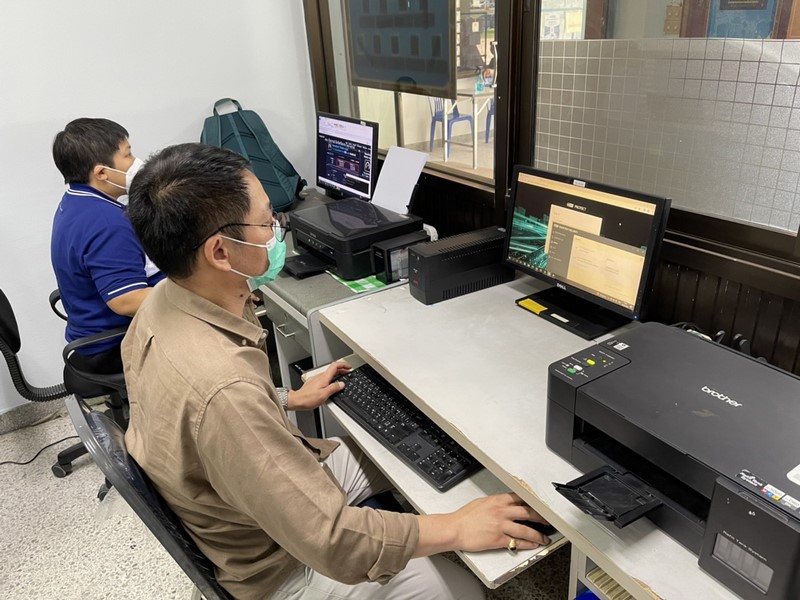 ศูนย์สารสนเทศฯ ติดตามการดำเนินงานโครงการที่เกี่ยวข้องกับระบบเครือข่ายและความมั่นคงปลอดภัยด้านเทคโนโลยีสารสนเทศ ปีงบประมาณ พ.ศ.2565 พื้นที่จังหวัดศรีสะเกษ