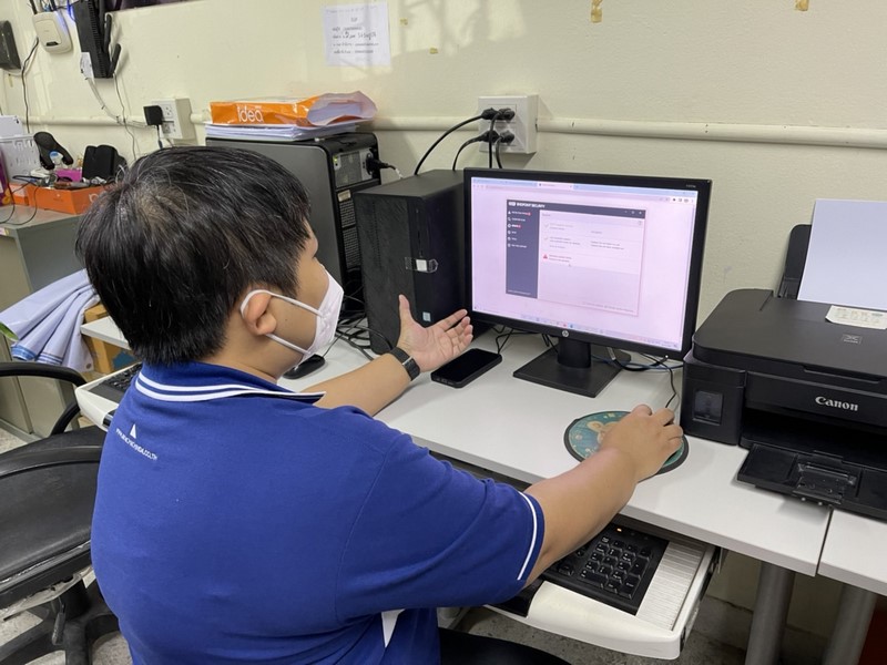 ศูนย์สารสนเทศฯ ติดตามการดำเนินงานโครงการที่เกี่ยวข้องกับระบบเครือข่ายและความมั่นคงปลอดภัยด้านเทคโนโลยีสารสนเทศ ปีงบประมาณ พ.ศ.2565 พื้นที่จังหวัดศรีสะเกษ