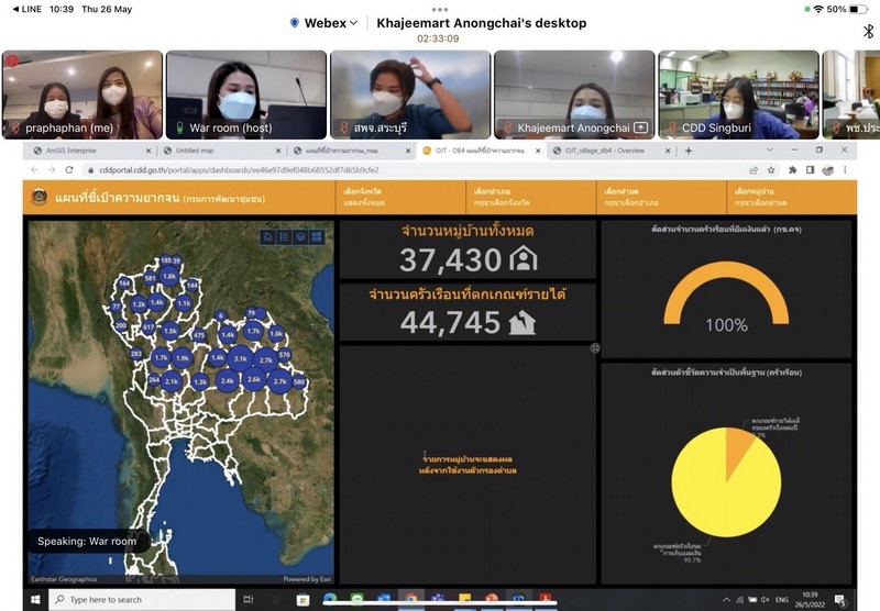 พช. เดินหน้า สัปดาห์ CDD GIS Literacy เสริมศักยภาพบุคลากรไอที ส่วนกลางและส่วนภูมิภาค ขับเคลื่อนนโยบายรัฐบาลดิจิทัล