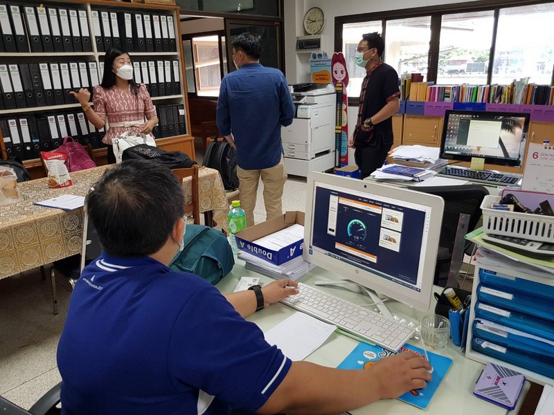 ศูนย์สารสนเทศฯ ตรวจติดตามการดำเนินงานโครงการที่เกี่ยวข้องกับระบบเครือข่ายและความมั่นคงปลอดภัยด้านเทคโนโลยีสารสนเทศ ปีงบประมาณ พ.ศ.2565 ในพื้นที่จังหวัดสุราษฎร์ธานี