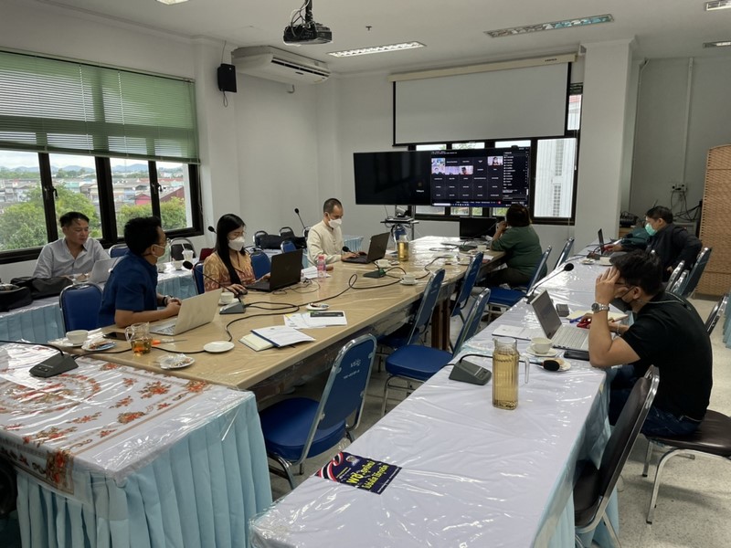 ศูนย์สารสนเทศฯ ตรวจติดตามการดำเนินงานโครงการที่เกี่ยวข้องกับระบบเครือข่ายและความมั่นคงปลอดภัยด้านเทคโนโลยีสารสนเทศ ปีงบประมาณ พ.ศ.2565 ในพื้นที่จังหวัดสุราษฎร์ธานี