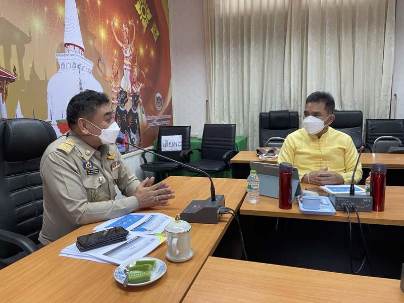 ศูนย์สารสนเทศฯ ติดตามการดำเนินงานโครงการที่เกี่ยวข้องกับระบบเครือข่ายและความมั่นคงปลอดภัยด้านเทคโนโลยีสารสนเทศ ปีงบประมาณ พ.ศ.2565 พื้นที่จังหวัดนครศรีธรรมราช