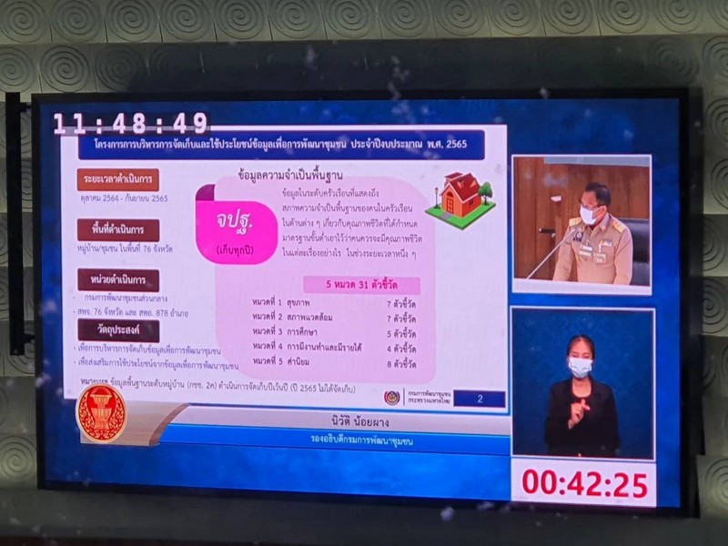 ศูนย์สารสนเทศฯ ร่วมรายงานความคืบหน้าการขับเคลื่อนโครงการกิจกรรมปฏิรูปที่จะส่งผลให้เกิดการเปลี่ยนแปลงต่อประชาชนอย่างมีนัยสำคัญ (Big Rock)​