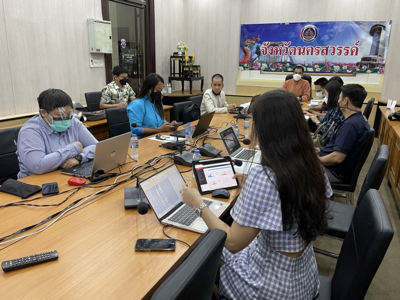 ศูนย์สารสนเทศฯ ติดตามการดำเนินงานโครงการที่เกี่ยวข้องกับระบบเครือข่ายและความมั่นคงปลอดภัยด้านเทคโนโลยีสารสนเทศ ปีงบประมาณ พ.ศ.2565 พื้นที่จังหวัดนครสวรรค์