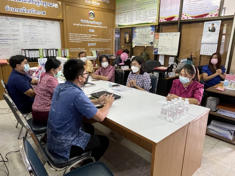 ศูนย์สารสนเทศฯ ติดตามการดำเนินงานโครงการที่เกี่ยวข้องกับระบบเครือข่ายและความมั่นคงปลอดภัยด้านเทคโนโลยีสารสนเทศ ปีงบประมาณ พ.ศ.2565 พื้นที่จังหวัดบึงกาฬ