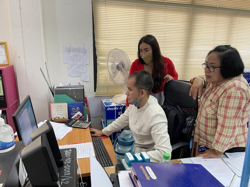 ศูนย์สารสนเทศฯ ติดตามการดำเนินงานโครงการที่เกี่ยวข้องกับระบบเครือข่ายและความมั่นคงปลอดภัยด้านเทคโนโลยีสารสนเทศ ปีงบประมาณ พ.ศ.2565 พื้นที่จังหวัดบึงกาฬ
